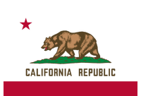 Bear Flag California Republic State Flag Of California Garment-Dyed Sweatshirt