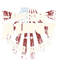 Awesome Aunt Proud Soldier Patriotic America Veteran's Day Cute Gift Short Acrylic Beanie