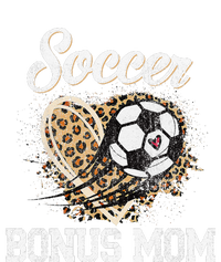 Soccer Bonus Mom Leopard Heart Proud Bonus Mom Sport Lover T-Shirt