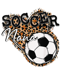 Soccer Nana Leopard Mother's Day Cooling Performance Crew T-Shirt