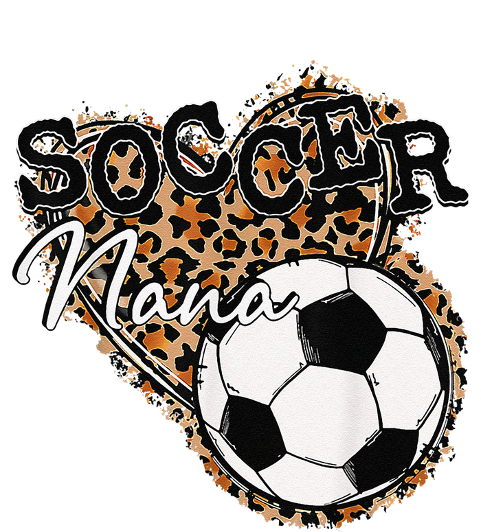 Soccer Nana Leopard Mother's Day Cooling Performance Crew T-Shirt