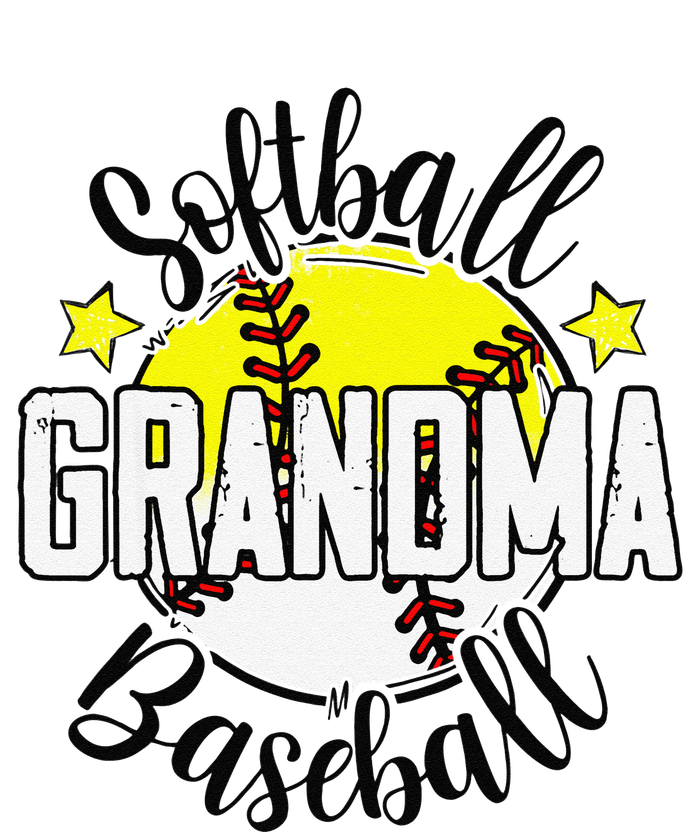 Softball Baseball Grandma Gift For Women T-Shirt