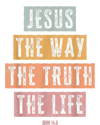 Christian Women Men Jesus The Way Truth Life Kids Sweatshirt