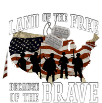 Land Of The Free Because Of The Brave Cute Gift T-Shirt