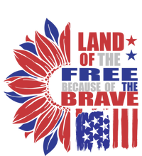 Land Of The Free Because Of The Brave Veteran Gift T-Shirt