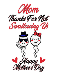 Thanks For Not Swallowing Us Happy Mother's Day Cooling Performance Crew T-Shirt