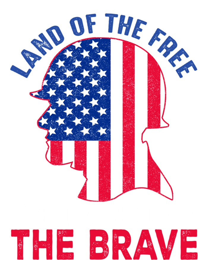 Land Of The Free Because Of The Brave Patriotic Gift Cute Gift Sweatshirt