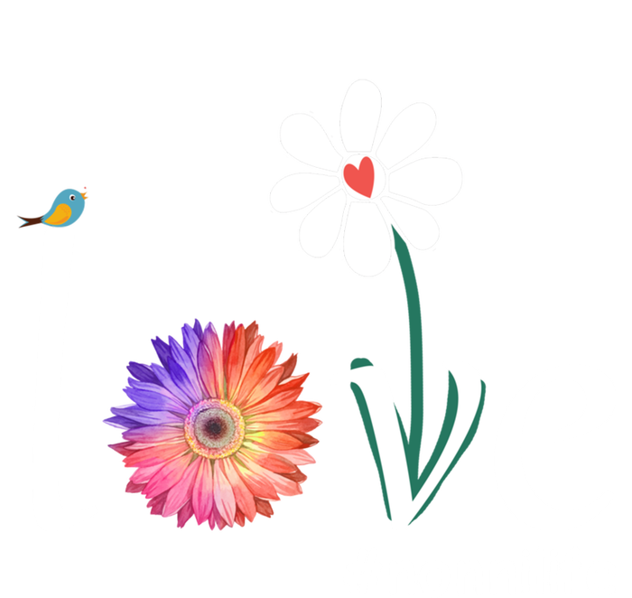 Love #Nonnilife Watercolor Flower Bird Grandma Mother's Day Gift T-Shirt