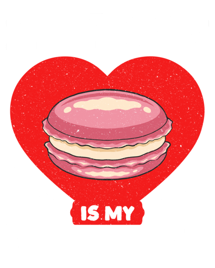 Macaroon And Fast Foods Lovers Valentine's Day Food Gift Short Acrylic Beanie