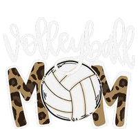 Volleyball Mom Leopard Funny Ball Mom Mother's Day GiftGift T-Shirt