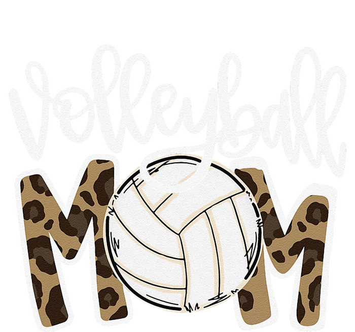 Volleyball Mom Leopard Funny Ball Mom Mother's Day GiftGift T-Shirt