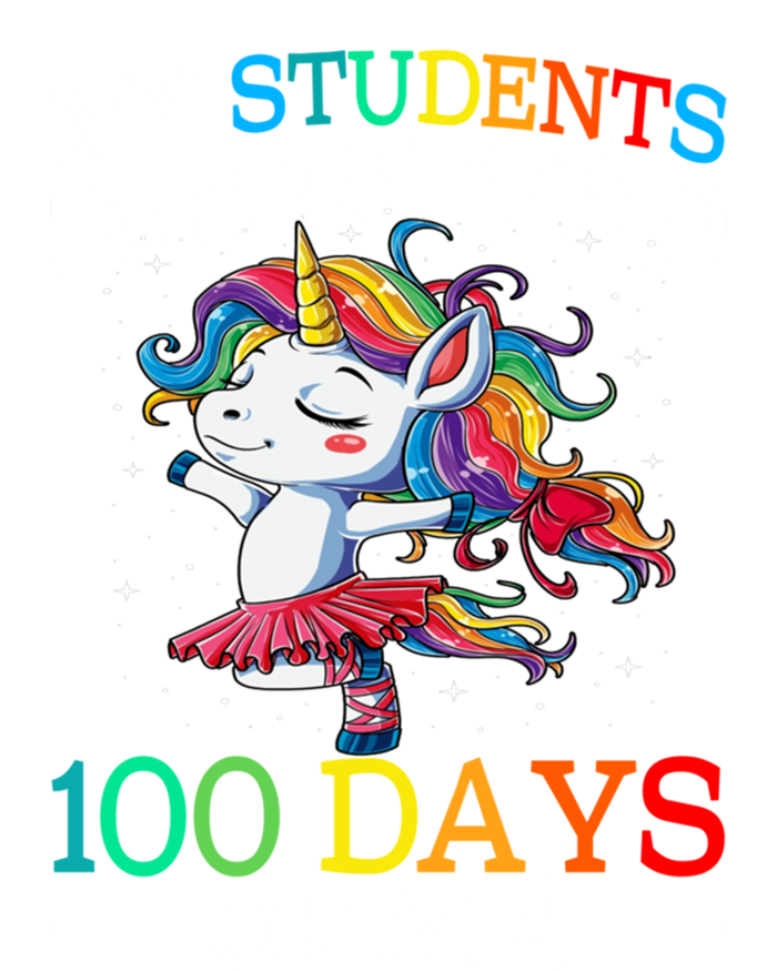 My Students Survived 100 Days Of Me 100 Days School Unicorn Gift Kids T-Shirt