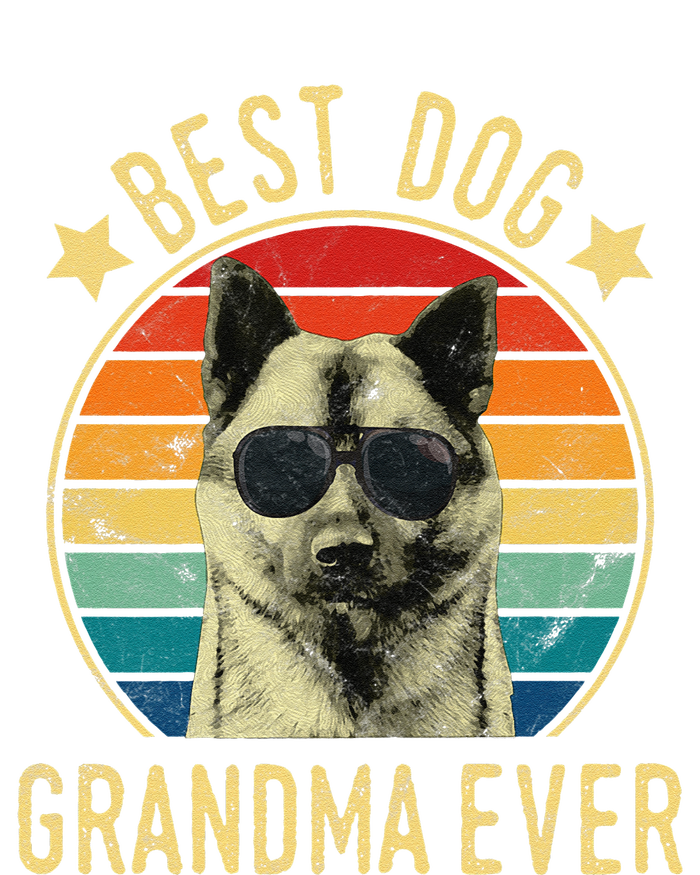 Womens Best Dog Grandma Ever Norwegian Elkhound Mother's Day T-Shirt