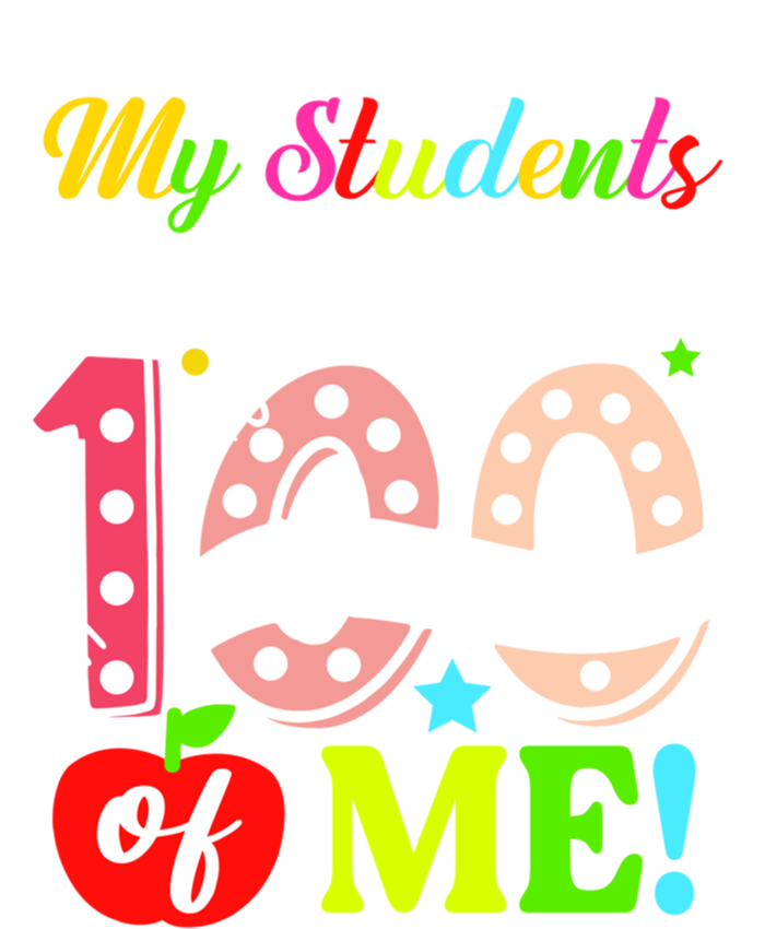 My Students Survived 100 Days Of Me Funny Gift Teachers Students Gift Coaster