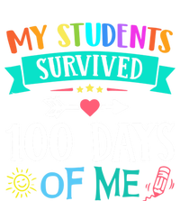 My Students Survived 100 Days Of Me Teacher Gift Sustainable Knit Beanie