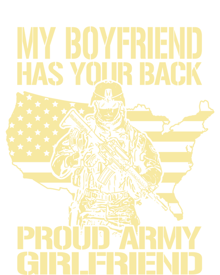 My Friend Has Your Back Proud Army Friend Lover Gift Sustainable Beanie