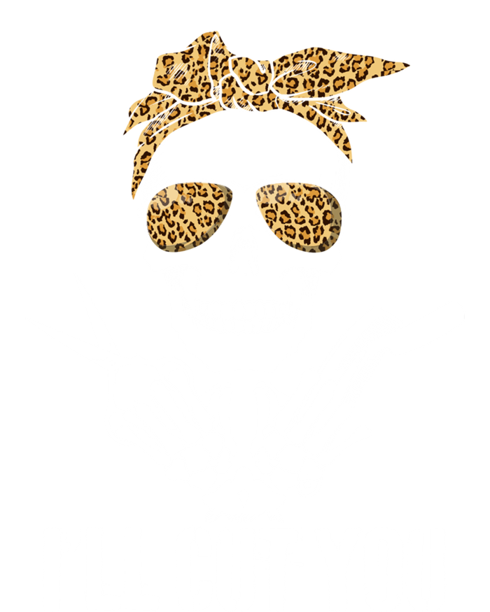 Messy Bun Skull Leopard Hairdresser I'll Cut You Halloween Funny Gift Bumper Sticker