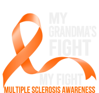 My Grandma's Fight My Fight Multiple Sclerosis Ms Warrior Cute Gift Women's Flannel Pajama Set