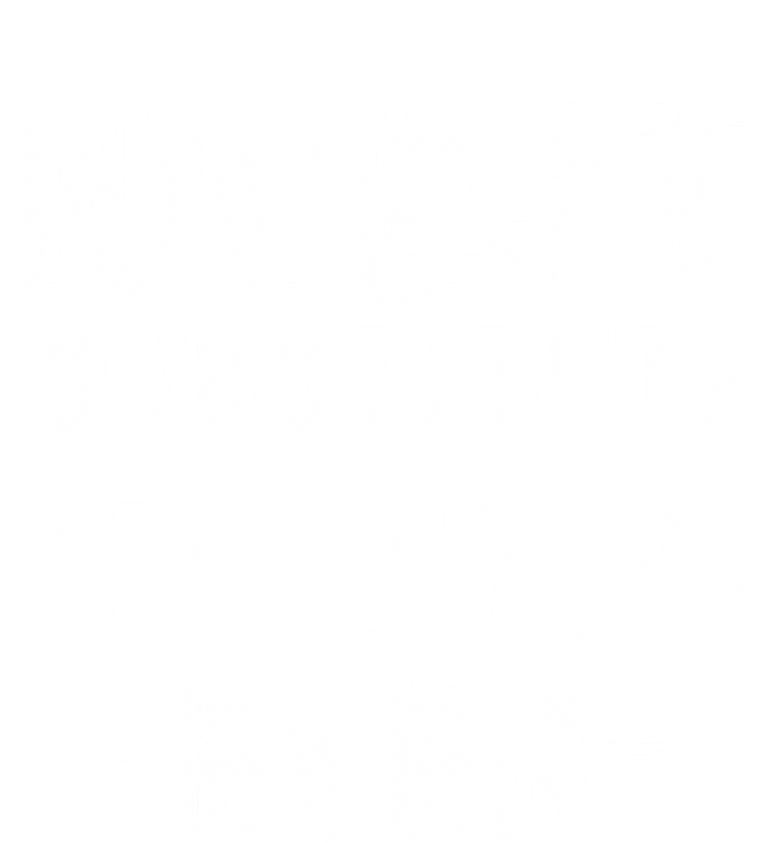 Nicest Substitute Teacher Ever Teacher Appreciation Great Gift Valucap Bio-Washed Visor