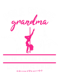 Pole Dance Grandma Dancer Mother's Day Pole Fitness Funny Gift Stripe Pom Pom Beanie