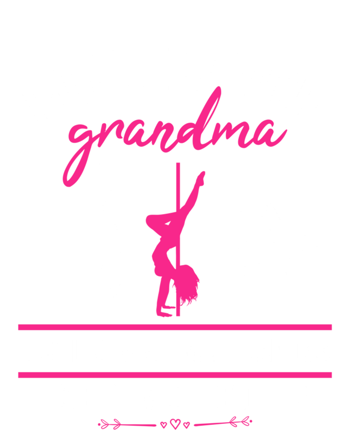 Pole Dance Grandma Dancer Mother's Day Pole Fitness Funny Gift Stripe Pom Pom Beanie