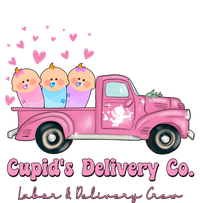 Cupid's Delivery Co Funny L And D Crew Valentines Day Truck Gift Sustainable Beanie