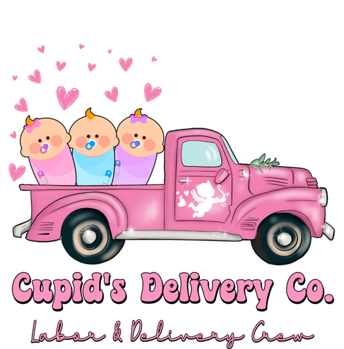 Cupid's Delivery Co Funny L And D Crew Valentines Day Truck Gift Sustainable Beanie