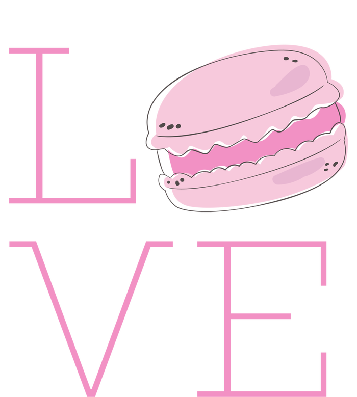 Cute I Love French Macaroon Macaron Cookie Gift Funny Gift T-Shirt