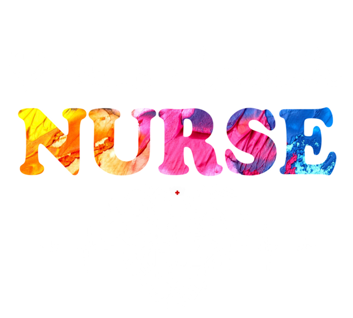 Public Health Nurse Watercol Love Heart Stethoscope Rn Nurse Gift T-Shirt