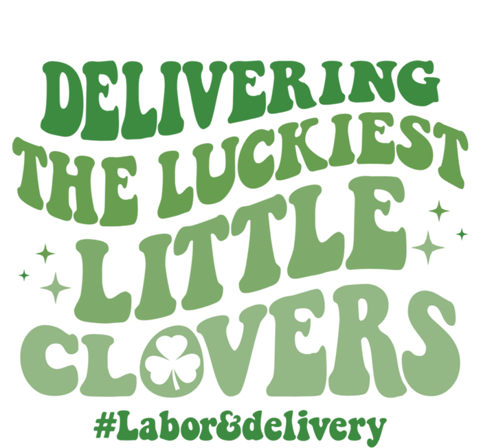 Delivering Luckiest Little Clovers St Patricks Day L And D Nurse Gift Zip Tote Bag