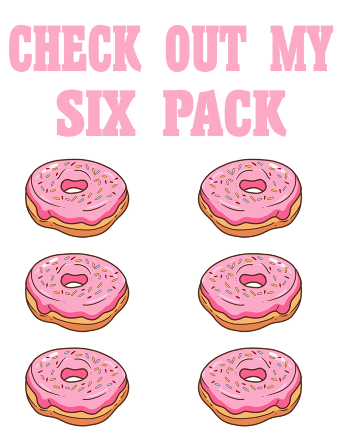 Check Out My Six 6 Pack Strawberry Donut Weightlifting Meaningful Gift T-Shirt