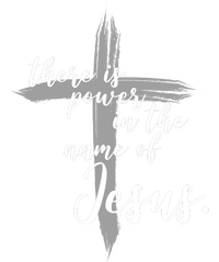 There Is Power In The Name Of Jesus Cross Tall Long Sleeve T-Shirt