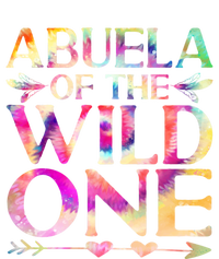 Colorful Tie Dye Abuela Of The Wild One 1st Birthday Hippie Gift T-Shirt