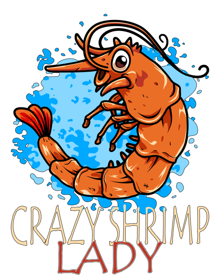 Crazy Shrimp Lady Great Gift Toddler Hoodie