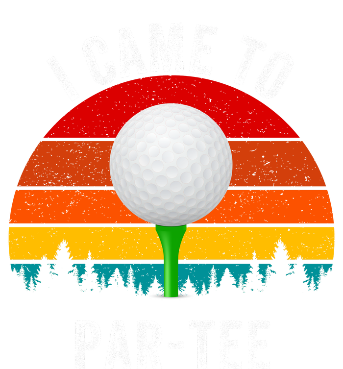 I Came To ParTee, Golf Lover, Golf Player, Golfing Funny Golf Women's Long Sleeve Flannel Pajama Set 