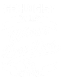 Dad Geologist Gift Geologist By Day Dad At Night Funny Gift Tie Dye Hoodie