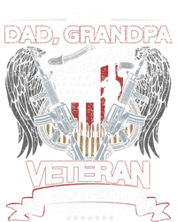 Dad Grandpa And A Veteran Proud American Veteran Grandfather Gift Hoodie