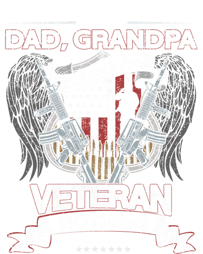 Dad Grandpa And A Veteran Proud American Veteran Grandfather Gift Hoodie