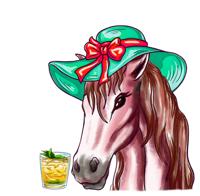 Horse Talk Derby To Me Mint Juleps Funny Derby Horse Racing Gift Kids Hoodie