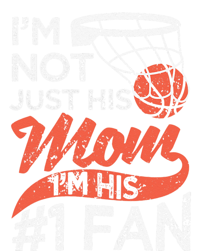 Womens Mother Player Mother's Day Basketball Mom Number One Fan T-Shirt