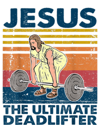 Vintage Jesus The Ultimate Deadlifter Funny Christian Gym V-Neck T-Shirt