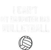 Volleyball Dad I Can't My Daughter Has Volleyball Mom 7 Panel Mesh Trucker Snapback Hat