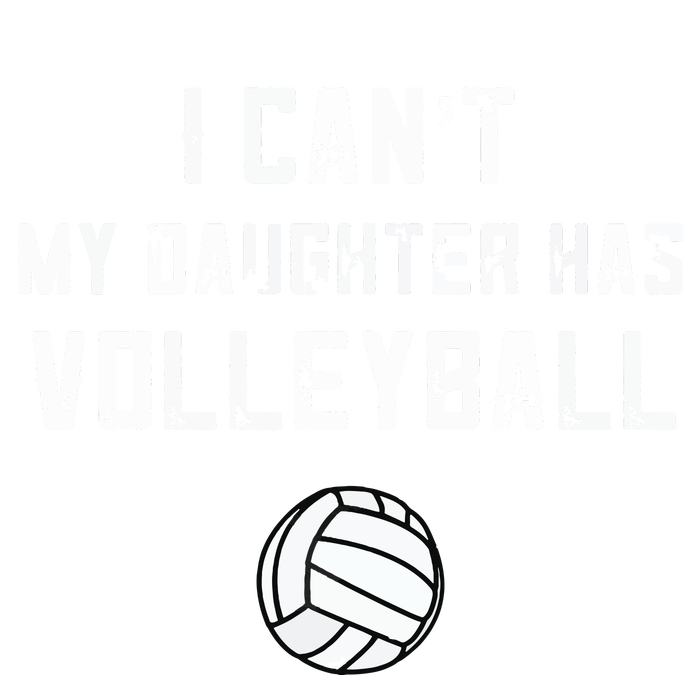 Volleyball Dad I Can't My Daughter Has Volleyball Mom 7 Panel Mesh Trucker Snapback Hat