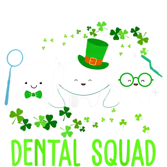 Dental Squad Lucky Shamrock Dental Hygienist St Patrick Day Gift Women's Flannel Pajama Set