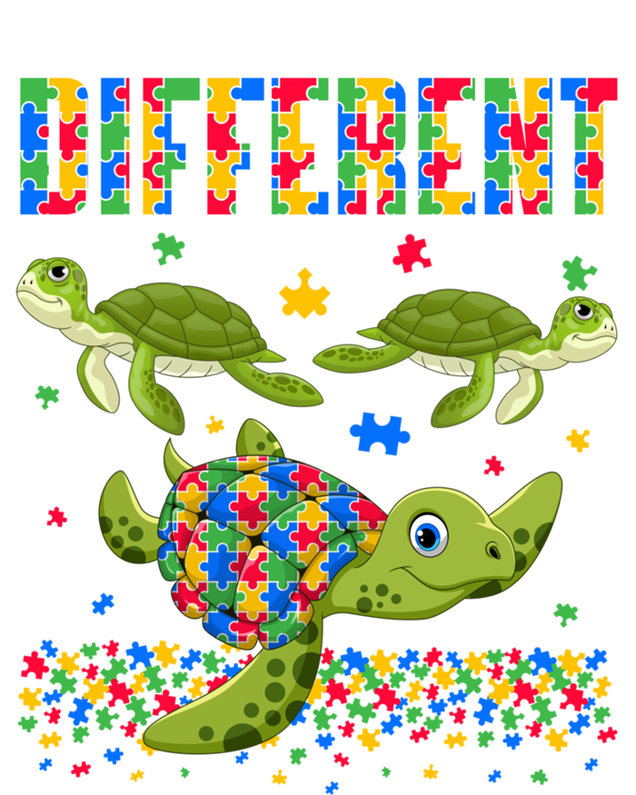 Different Puzzle Turtle Autism Awareness Day Autistic Gift Coaster