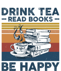 Tea Read Books Be Happy Tee For Book And Tea Lovers Gift 16 in Basic Backpack