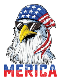 Eagle Merica 4th Of July Usa American Flag Patriotic Gift Women's Racerback Tank