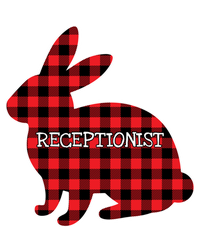 Easter Day Costume Red Plaid Bunny Graphic Receptionist Gift Tall Sweatshirt