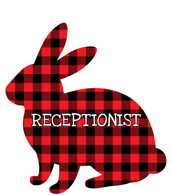 Easter Day Costume Red Plaid Bunny Graphic Receptionist Gift Tall Sweatshirt