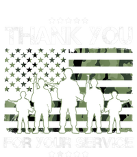 Thank You Patriotic Veteran Memorial Day USA Camouflage T-Shirt